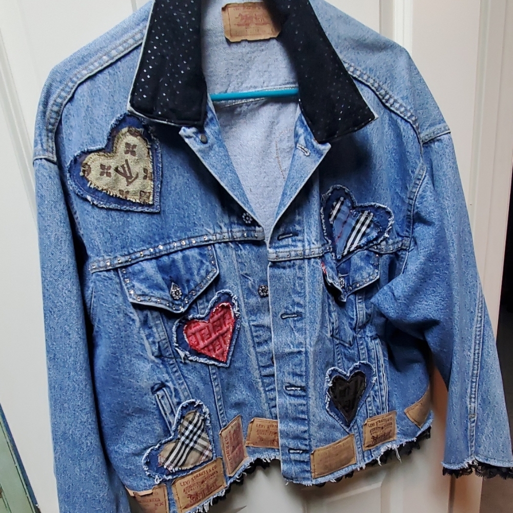 Custom made fun Jean jacket